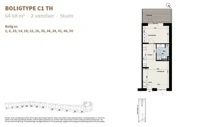 Visual presentation of the listing