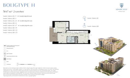 Visual presentation of the listing
