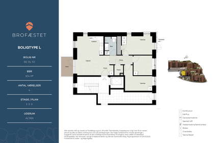 Visual presentation of the listing
