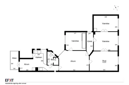 Visual presentation of the listing