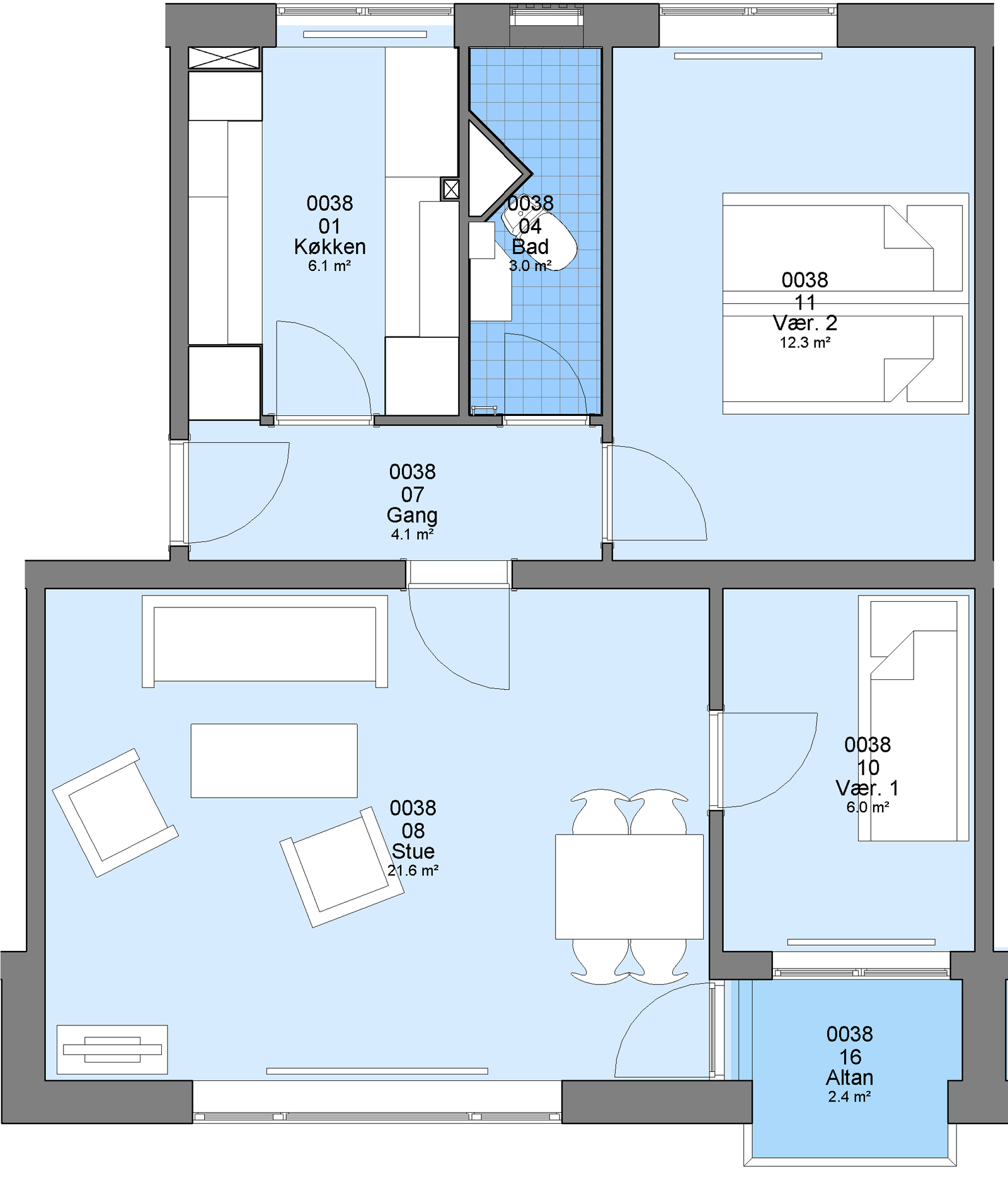 Visual presentation of the listing