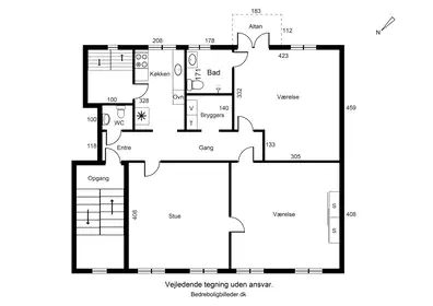 Visual presentation of the listing