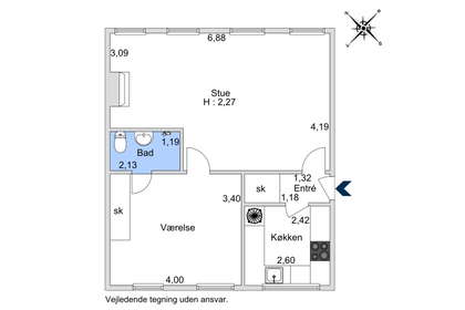 Visual presentation of the listing