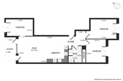 Visual presentation of the listing