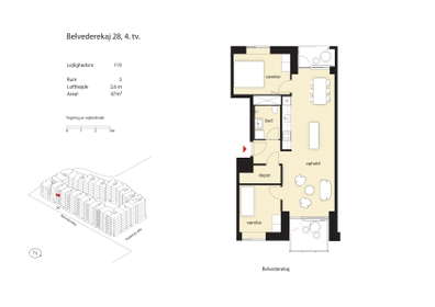 Visual presentation of the listing