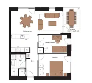 Visual presentation of the listing