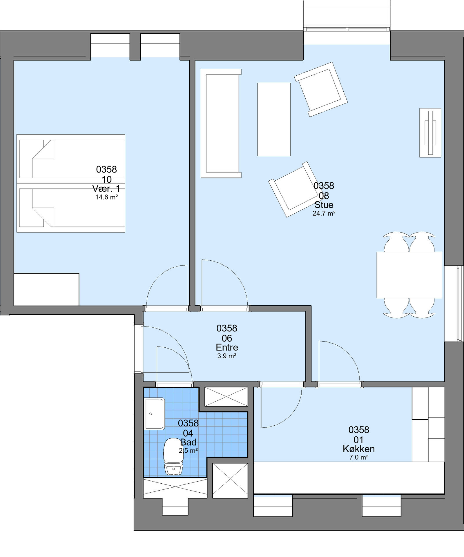 Visual presentation of the listing