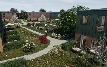 townhouse Nybygget enderækkehus med 4 værelser og have