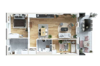 Visual presentation of the listing