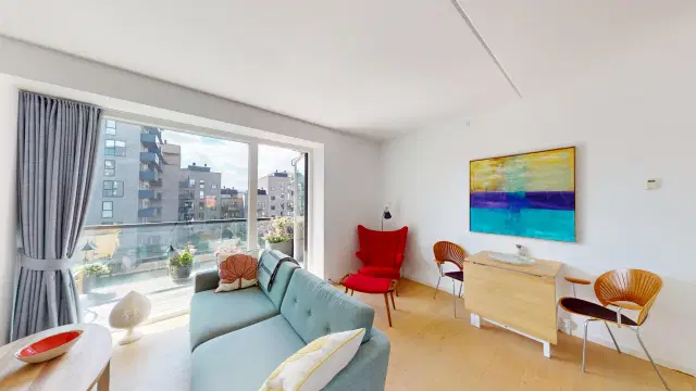 apartment 102 m² lejlighed med stor sydvendt altan på Amager