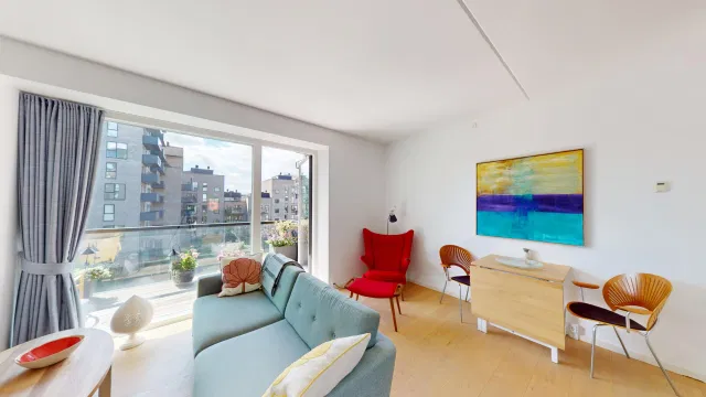 apartment 102 m² lejlighed med stor sydvendt altan på Amager