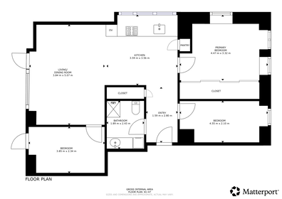 Visual presentation of the listing