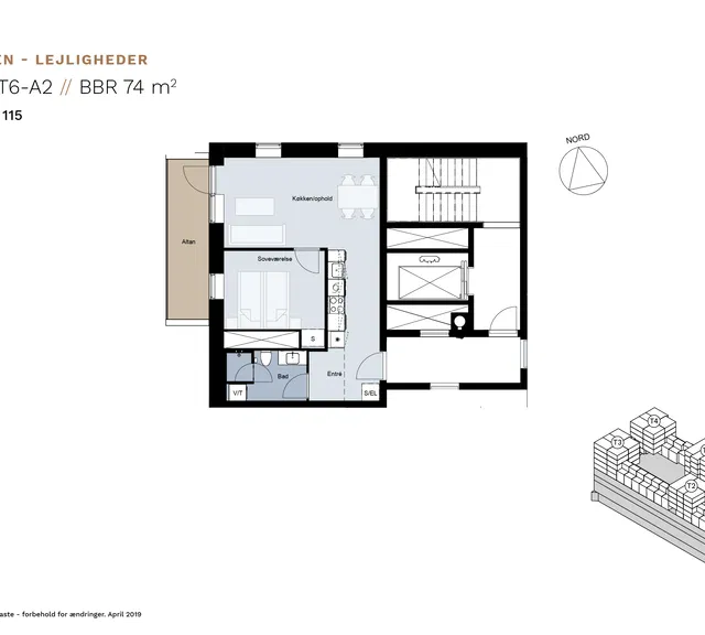 apartment Lejeboliger i himlen over Ørestad