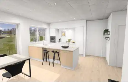 house Nybygget, energivenlig og moderne hus til leje på Kong Christoffers Vej