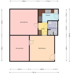 Visual presentation of the listing