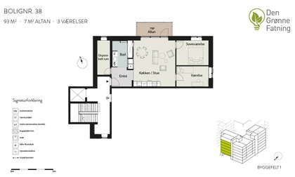 Visual presentation of the listing