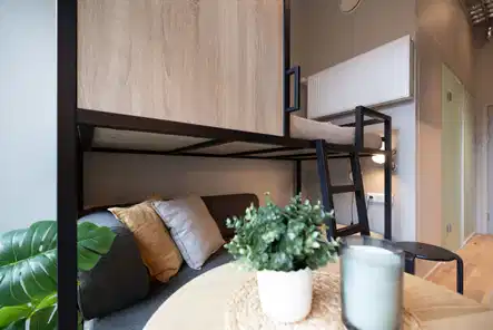 apartment Møbleret 1-værelses med terrasse og fællesfaciliteter