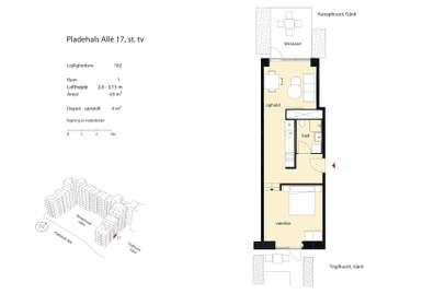 Visual presentation of the listing