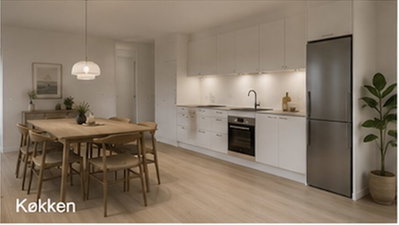Ny 106 m² stuelejlighed med egen terrasse i Hedensted - Ankersvej, Hedensted - 3
