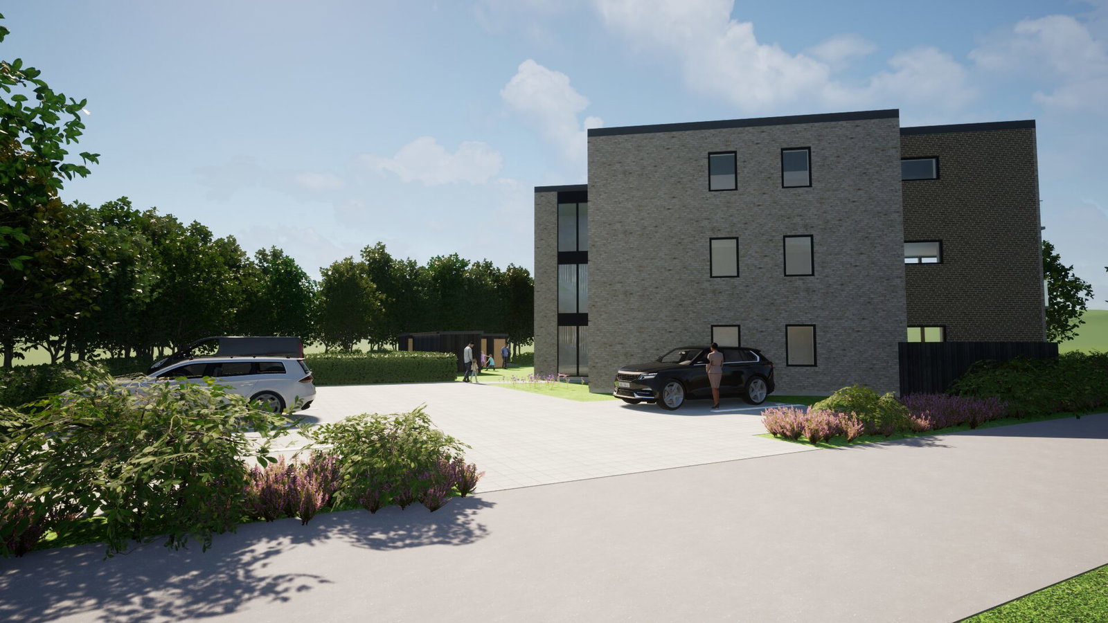 apartment Ny stueetagelejlighed med privat terrasse i Hedensted