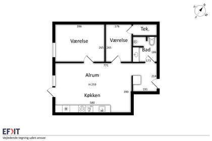 Visual presentation of the listing