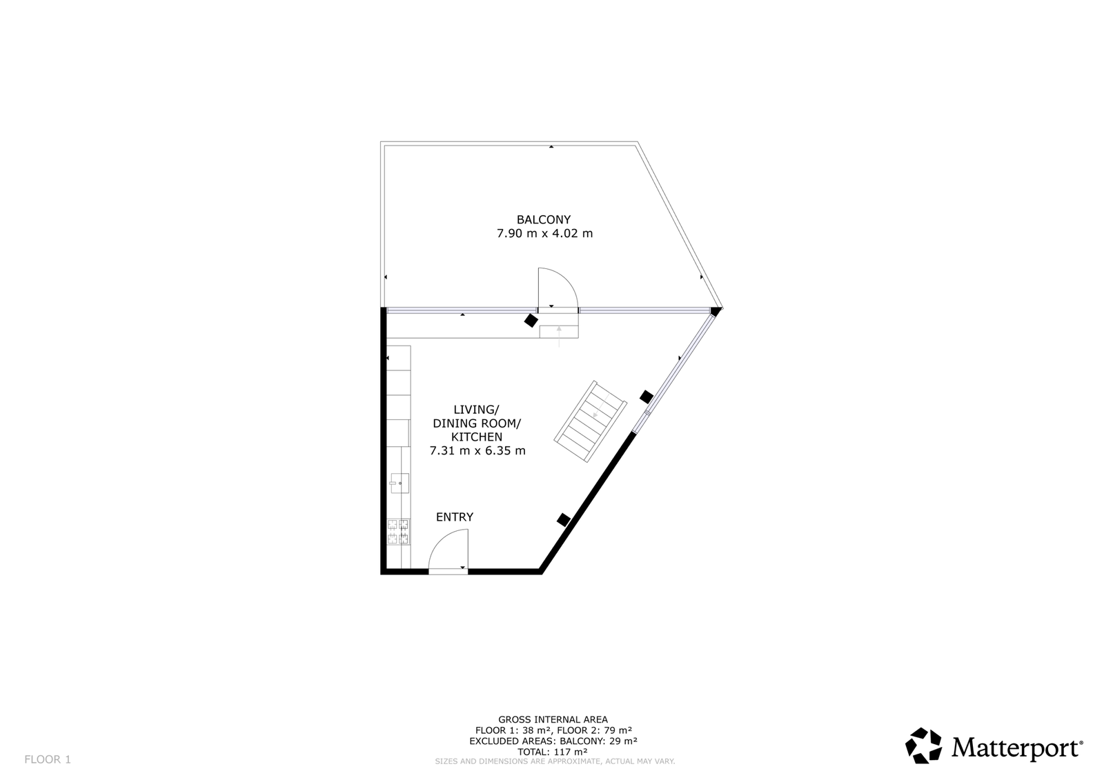 Visual presentation of the listing