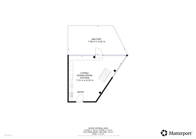Penthouse 136 m² med altan og fællestagterrasse - Ørestads Boulevard, København S - 3