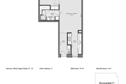 Visual presentation of the listing