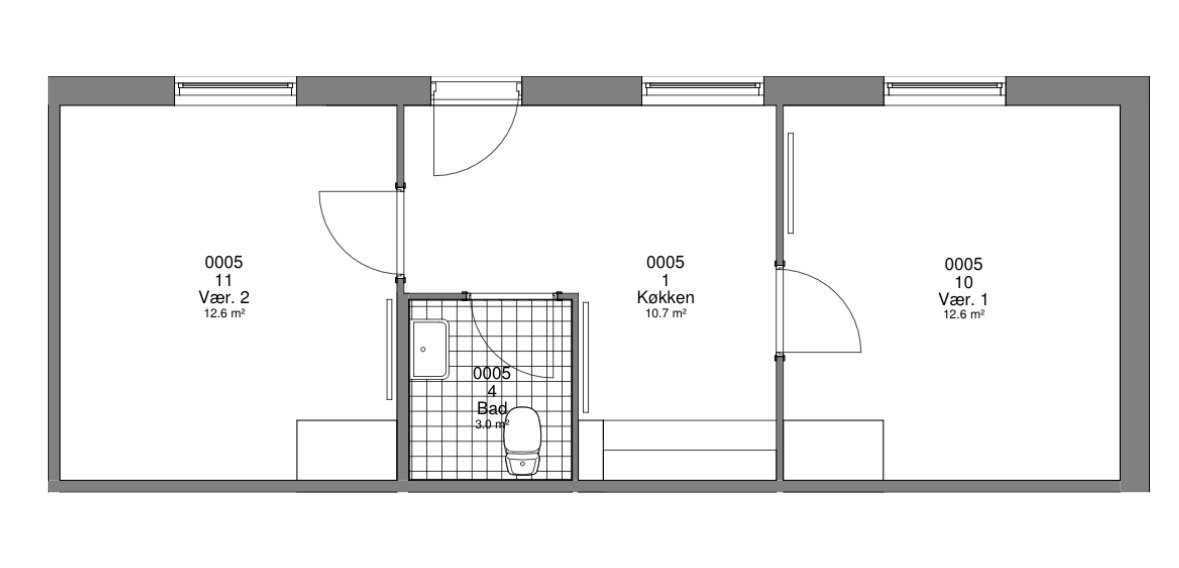 townhouse Ungdomsboliger nær natur og indkøbsmuligheder