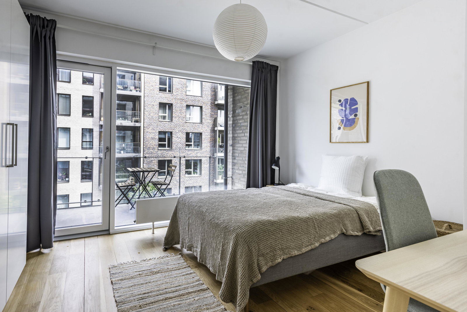 room Værelse i moderne lejlighed på Teglholmen
