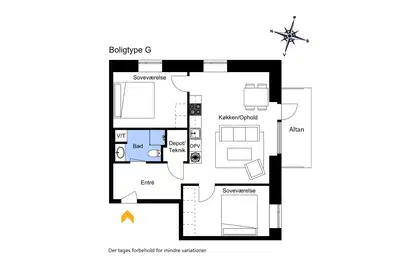 Visual presentation of the listing