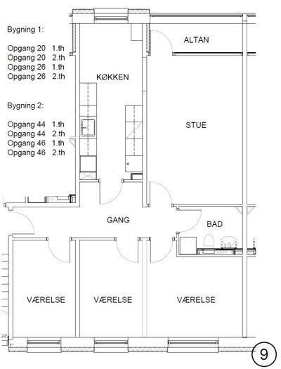 Social housing, 88 m² - Korsvang, Assens - 4