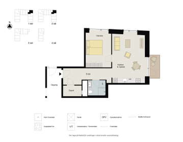 Visual presentation of the listing