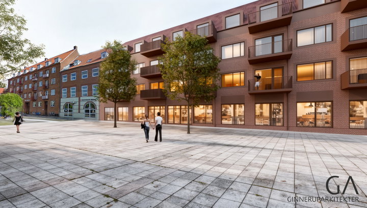 Helt nye lejligheder på Rådhustorvet klar 2026 - Rådhustorvet, Horsens - 0