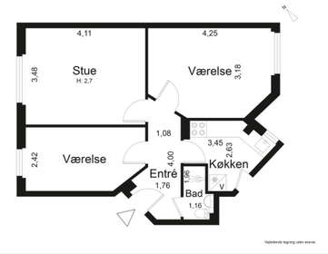 Visual presentation of the listing