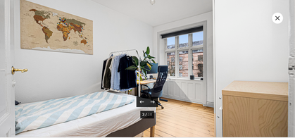 Visual presentation of the listing