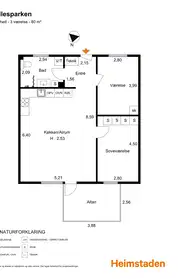 Visual presentation of the listing