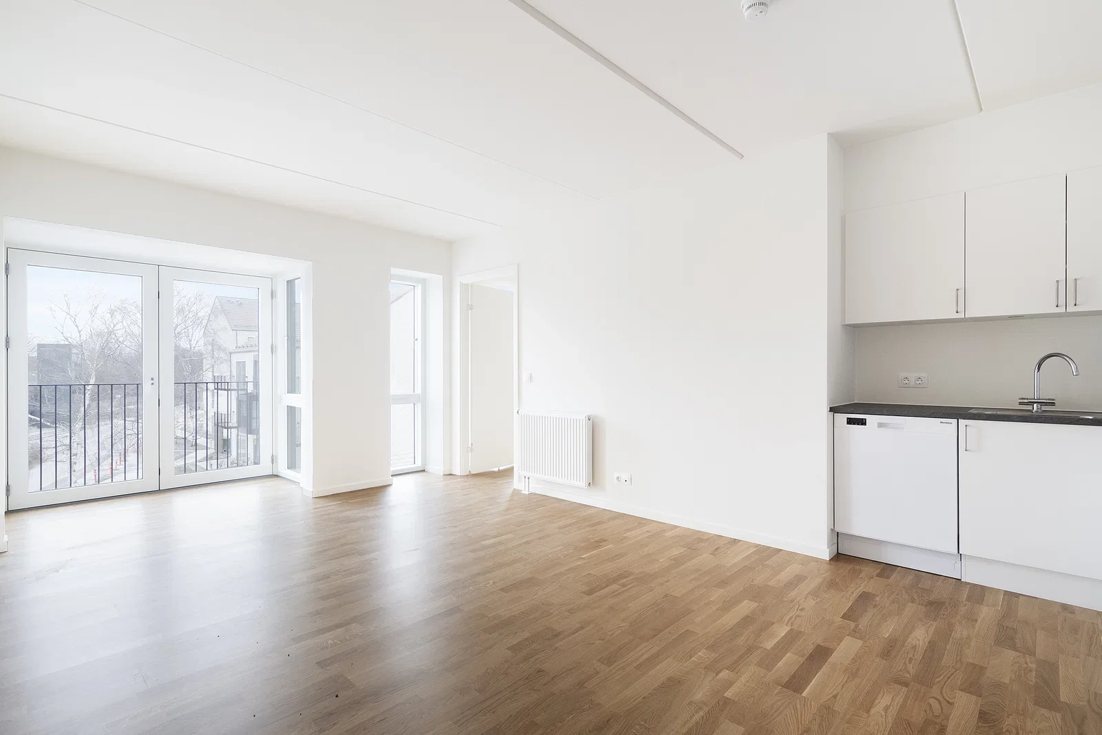 apartment 3-værelses lejlighed i grønne omgivelser
