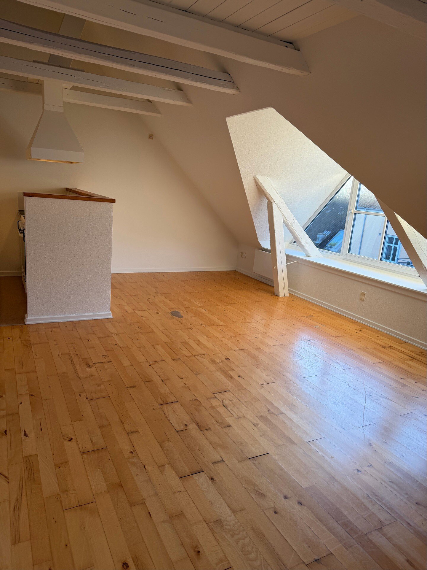apartment Lyst lejemål med køkken-alrum og hems