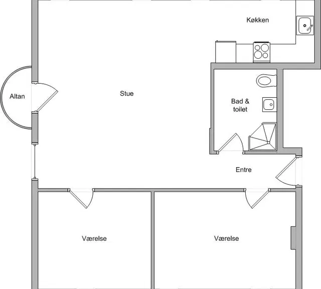 apartment Depositum fastsættes efter individuel vurdering