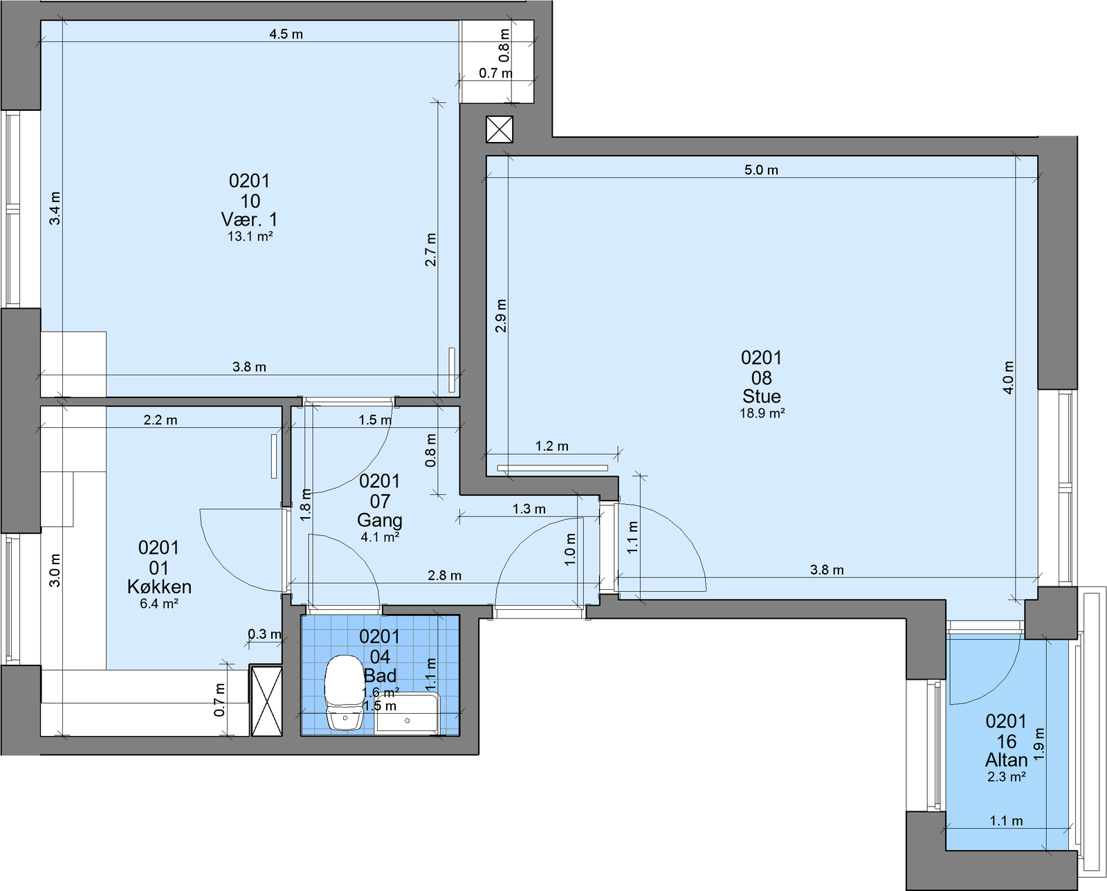 Visual presentation of the listing