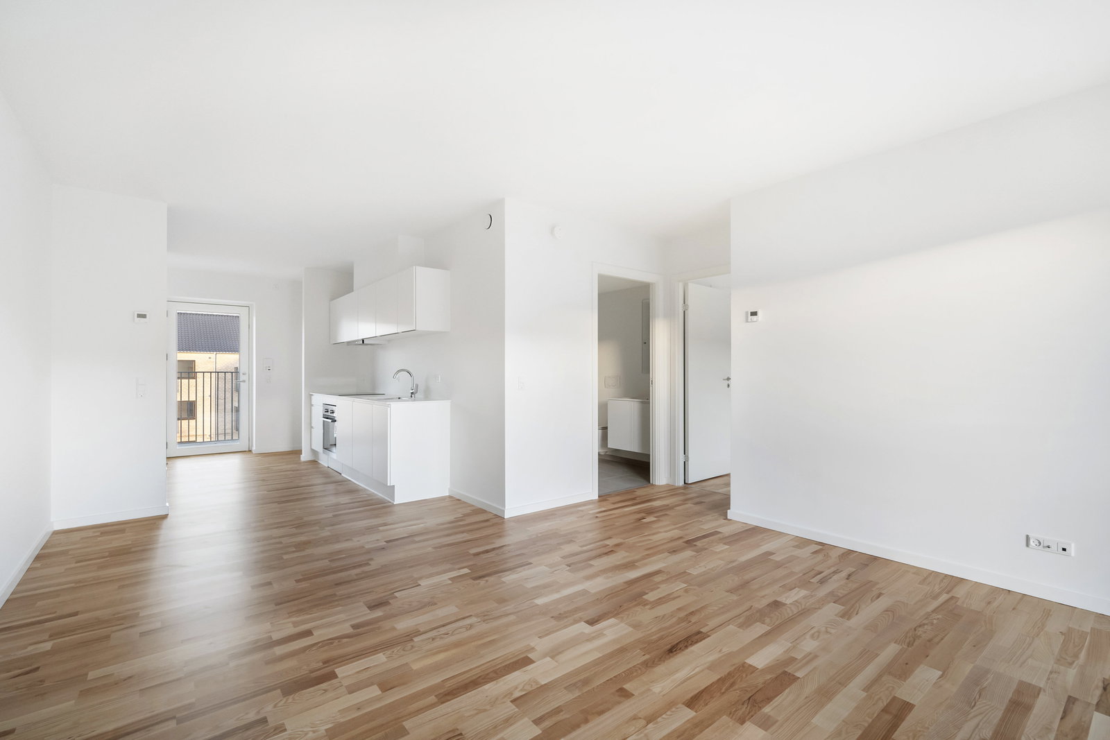 apartment Moderne 2-værelses med altan og fællesfaciliteter
