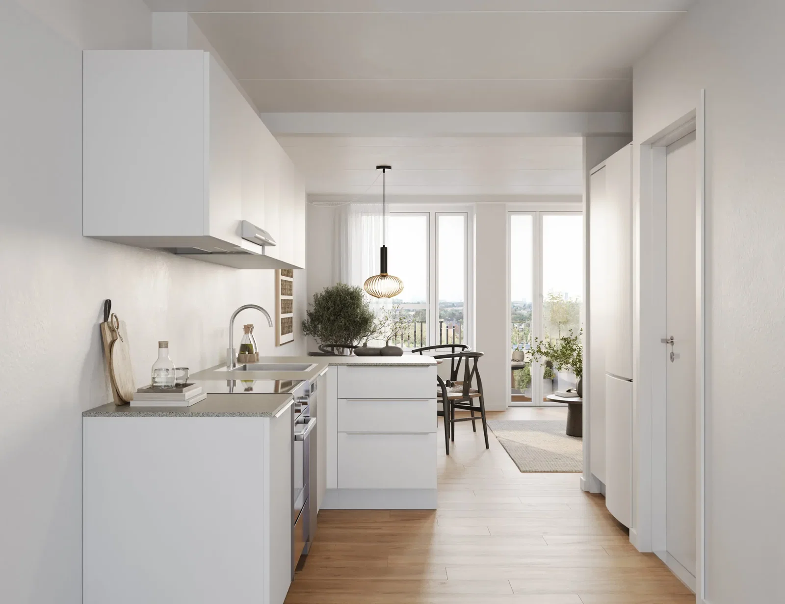 apartment Bright ground-floor apartment with large sun terrace and underfloor heating