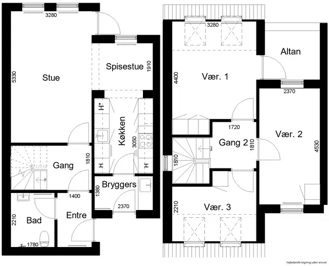 townhouse Rækkehus i Grindsted