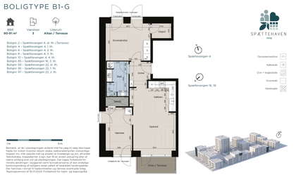 Visual presentation of the listing