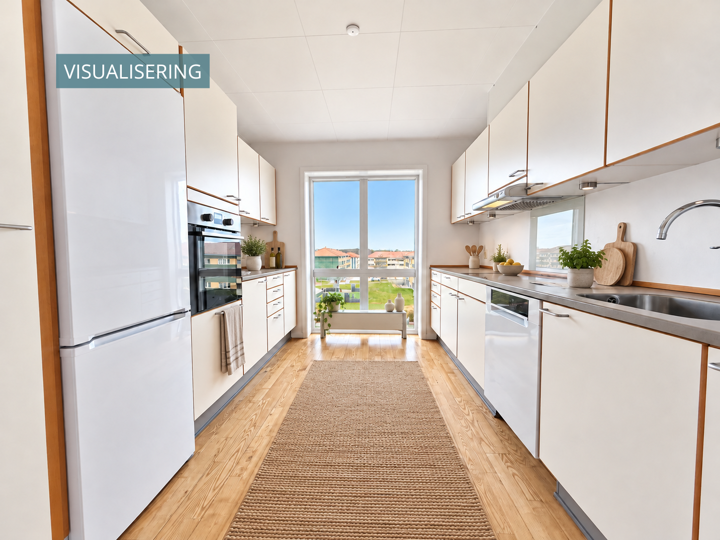 Visual presentation of the listing