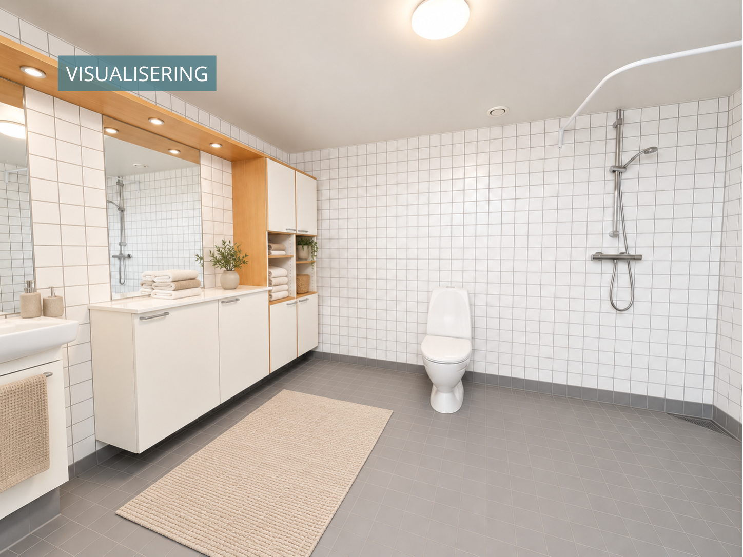 Visual presentation of the listing