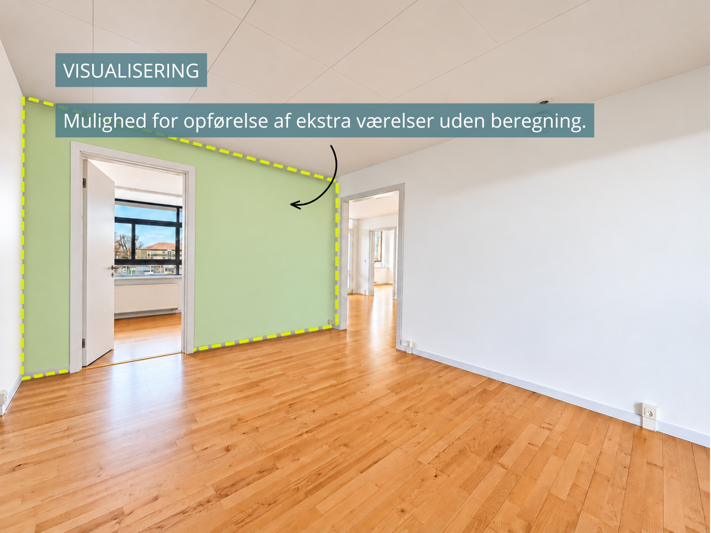 Visual presentation of the listing