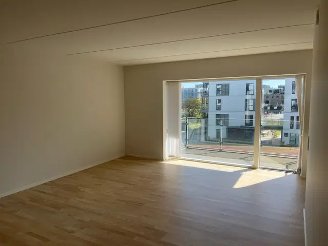 apartment Lys lejlighed med stor altan ved havnefronten