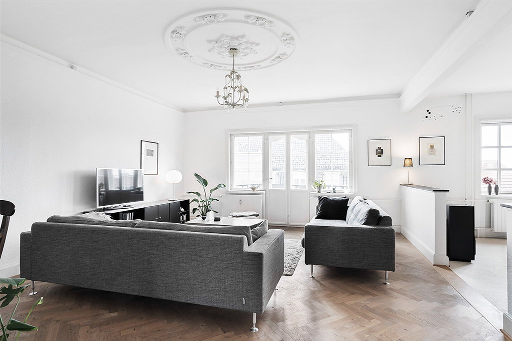 apartment Herskabelig familiebolig på Sankt Markus Allé